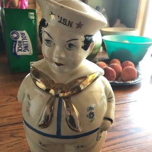 Sailor boy cookie jar antique